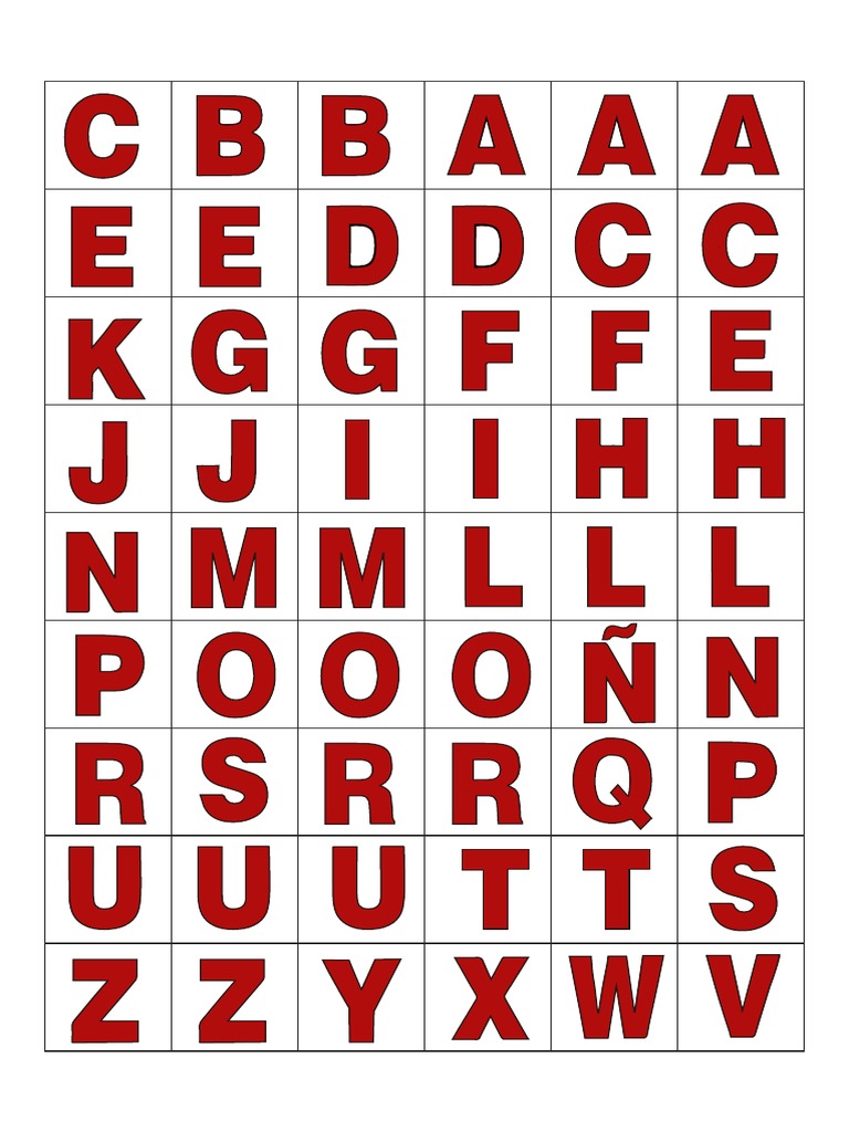 Letras para Tapa de Huevo | PDF