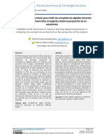 Validación de Un Instrumento para Medir Las Competencias Digitales Docentes en Entornos No Presenciales Emergentes