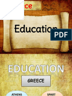 Greek Education and Influences