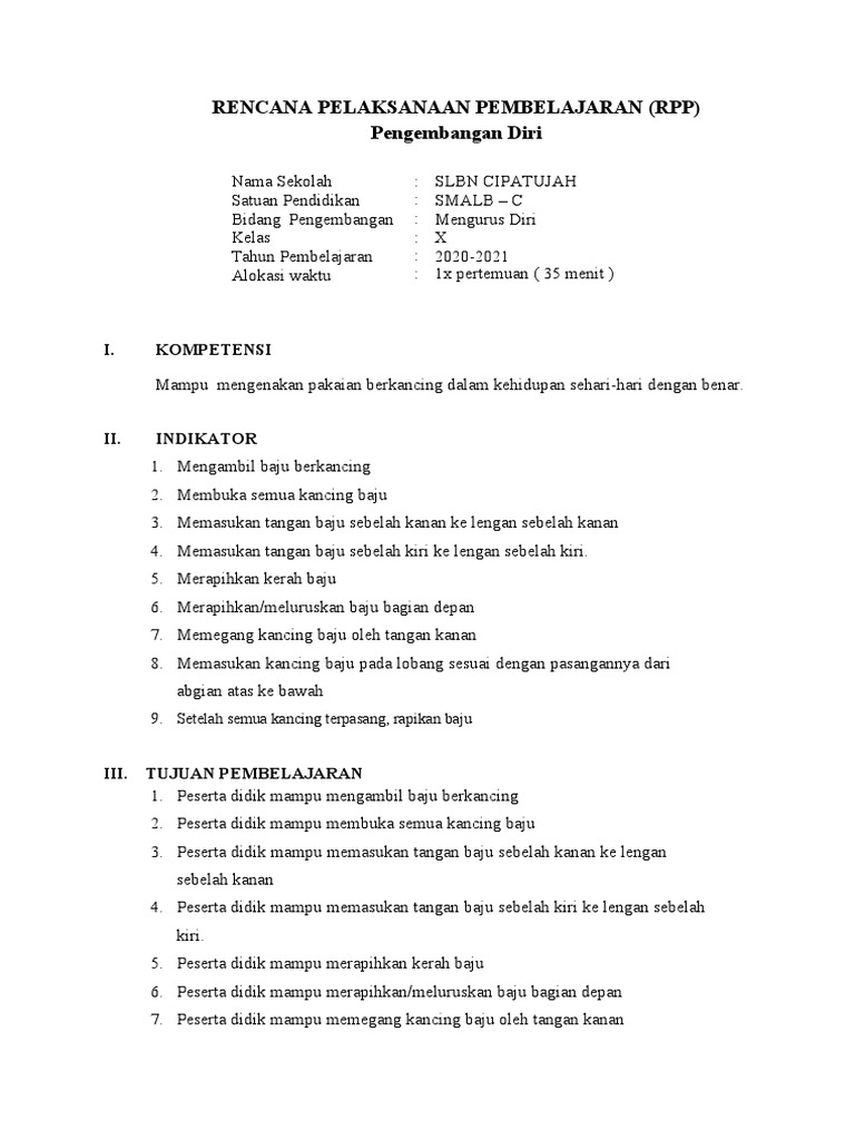 Cara Memakai Baju Berkancing | PDF