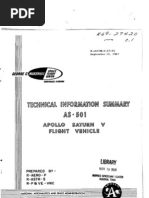 Technical Information Summary AS-501 Apollo Saturn V Flight Vehicle