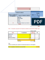 Cronograma Del Equipo de Auditoria - Etapa de Planificación