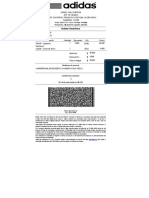 Boleta Electrónica: Adidas Chile Limitada RUT: 78.744.360-5