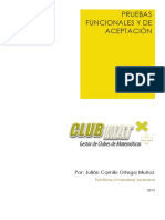 Pruebas funcionales y aceptación servicios REST CLUBMAT