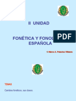Clase - 11 - Fonetica y Fonologia Española Ii Unidad
