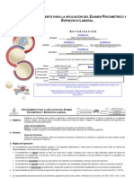 Dom-P436-D6 001 Procedimiento para La Aplicacion Del Examen Psicometrico y Entrevista Laboral