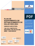 RD #000083-2022-DG-INSNSB Plan de Equipamiento de Establecimiento de Salud 2022-2024