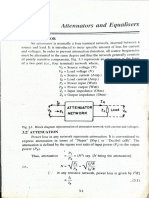 Attenuators and Equalisers