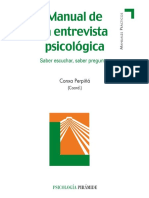 CAPÍTULO 1 DEL LIBRO MANUAL DE LA ENTREVISTA PSICOLÓGICA (1)
