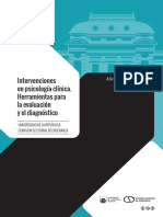 Capítulo 1 Del Libro Intervenciones en Psicología Clínica