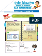 Operadores Matematicos para Pimero de Primaria