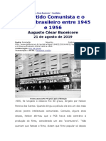 O Partido Comunista e o cinema brasileiro entre 1945 e 1956