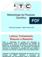 Aula 04 - Leitura + Fichamento + Resumo + Resenha