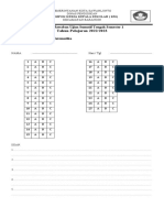 Lembar Jawaban Dan Kunci Jawaban Soal Matematika Kelas 1