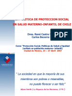 Politica Prot Social Salud Mat-Inf-CHILE-Rene Castro-Carlos Becerra