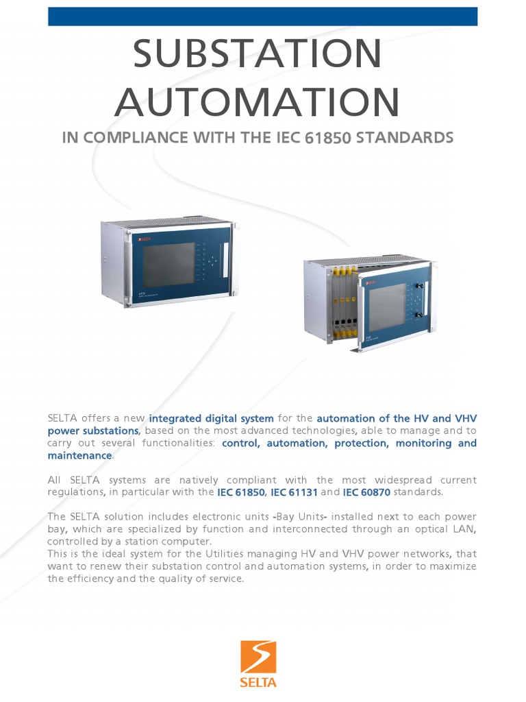 IEC 61850 Compliant Substation Automation | PDF | Computer Network ...
