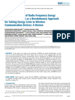 The Advancement of Radio Frequency Energy Harvesters as a Revolutionary Approach for Solving Energy Crisis