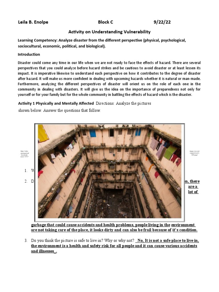 Analyzing Man-Made Disasters and Risks | PDF | Hazards | Vulnerability
