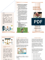 Derecho Mercantil Triptico