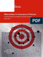 Warranties in Insurance Policies