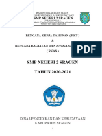 RKT dan RKAS SMPN 2 Sragen 2020-2021