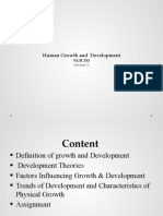 Lecture 1 Growth and Development