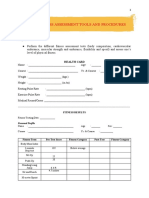 Fitness Assessment Tools and Procedures Guide - Measure Your Physical Fitness Levels