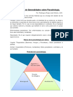 Definiciones de Generalidades Sobre Parasitología Rodríguez Rojas José Antonio 