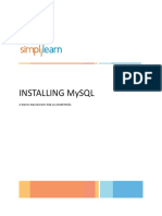 Installing MySQL