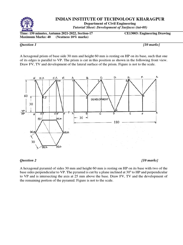 Development of Solids Tutorial Sheet | PDF | Technology & Engineering