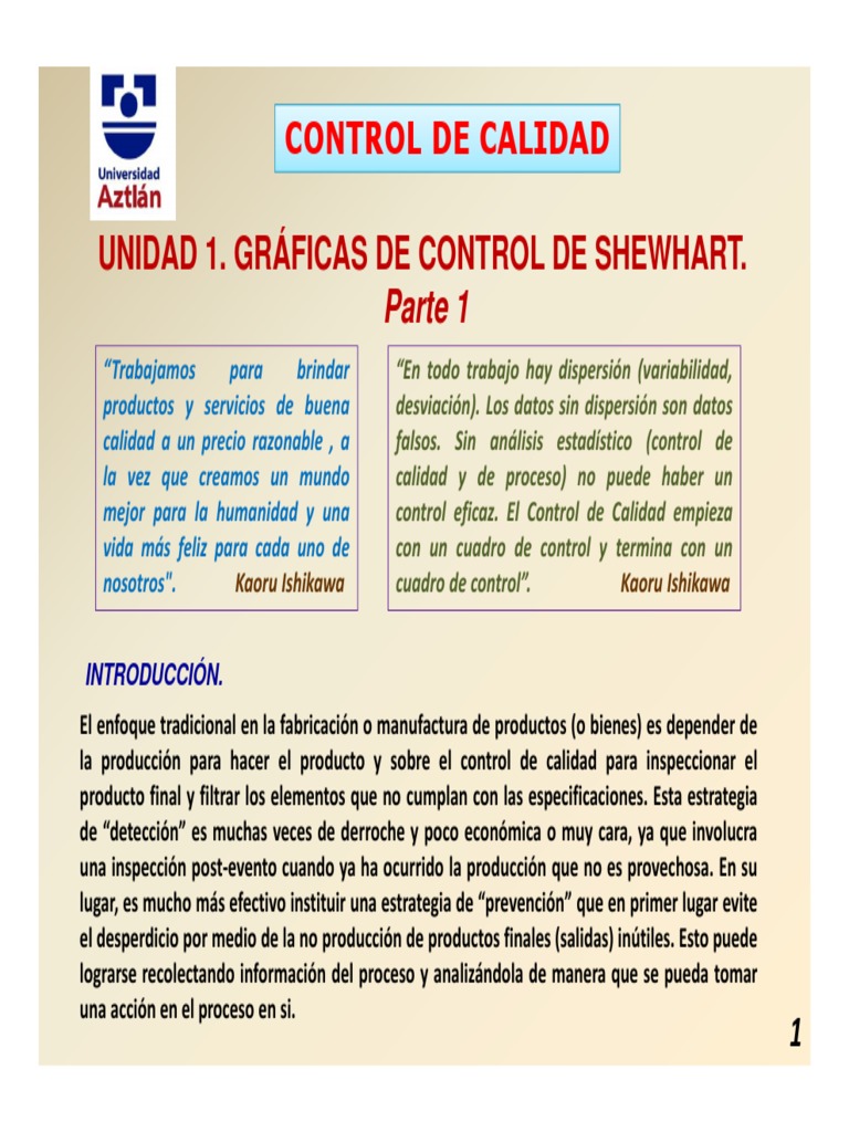 Walter Shewhart Control Chart