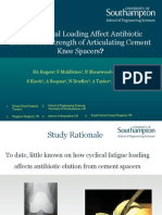 Antibiotic Elution From Dynamic Cement Knee Spacers