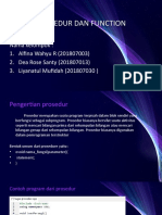 Prosdur Dan Funtion 1
