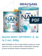 Nestle NANR OPTIPROR 4 de la 2 ani 800g