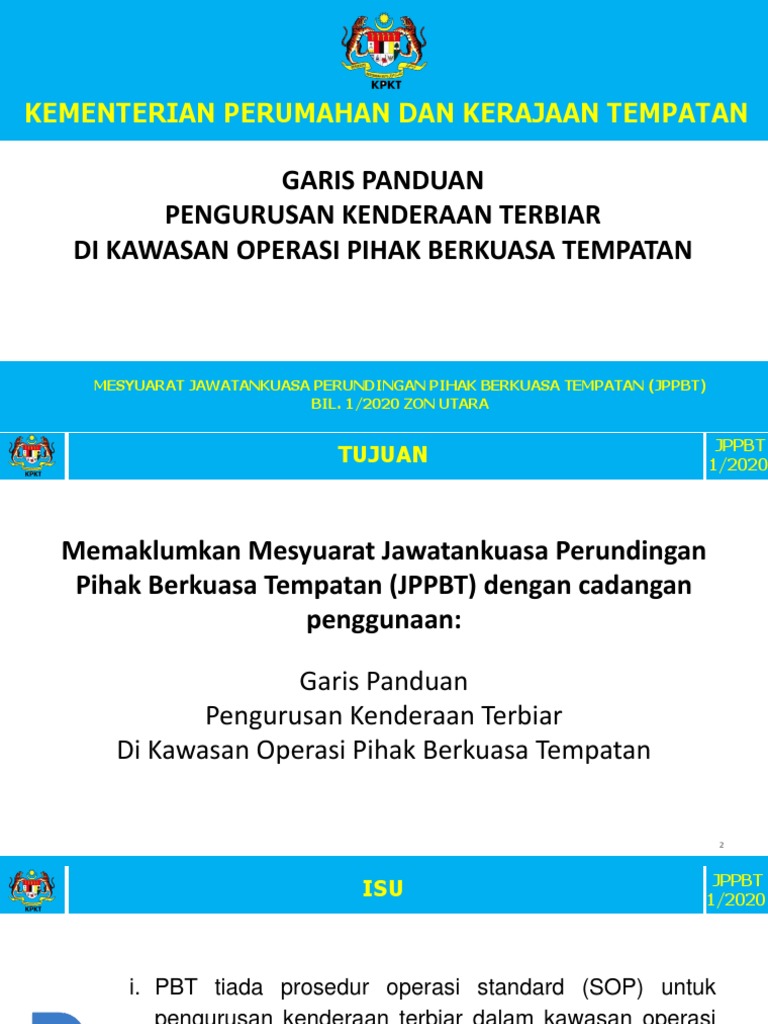 GP Pengurusan Kenderaan Terbiar | PDF