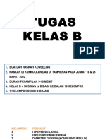 Pembagian Tugas Konseling Kelas B