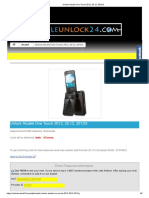 Unlock Alcatel One Touch 2012, 20.12, 2012G
