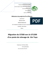 Migration Du S7200 Vers Le S71200 D'un Poste de Relevage de Ain Taya