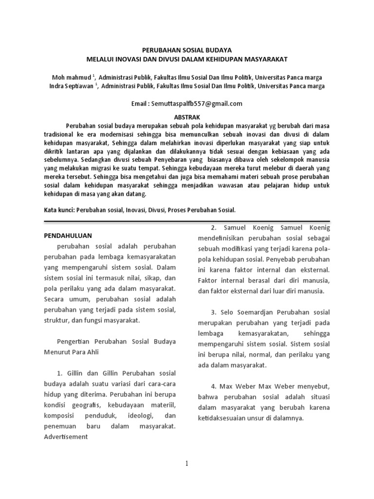Sidamukti dan Menyikapi Perubahan Ekonomi dan Sosial Melalui Adaptasi dan Inovasi