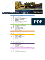 Calendario Académico 2017-2017