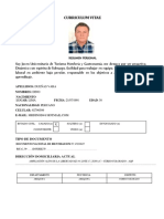 Curriculum Vitae: Resumen Personal