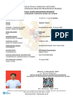 Surat Tanda Registrasi Perawat