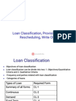 Loan Classification Notes