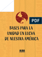 Bases para La Unidad en Lucha de Nuestra America