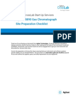 Agilent GC 8890 Site Preparation Checklist