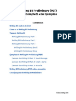 Writing B1 Preliminary (PET) - Guía Completa Con Ejemplos