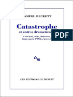 Catastrophe Et Autres Dramaticules Cette Fois, Solo, Berceuse, Impromptu Dohio, Quoi Où (Samuel Beckett (Beckett, Samuel) )