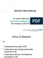 Lecture OM 2.4 - Motivational Interviewing 1