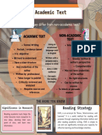 Activity 1 Academic vs. Non-Academic Text