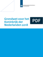 Grondwet Voor Het Koninkrijk Der Nederlanden 2018